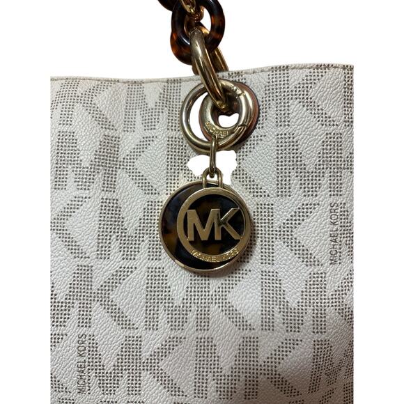 Michael Michael Kors Cynthia Logo Medium Satchel w/COA and dust bag - Picture 3 of 10